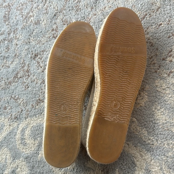 Soludos Spritz Smoking Embroidered Espadrilles Tan 8 - Picture 8 of 10